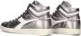 Diadora Game L High Metallic Wn Sneakers Dames Zilver - Thumbnail 3