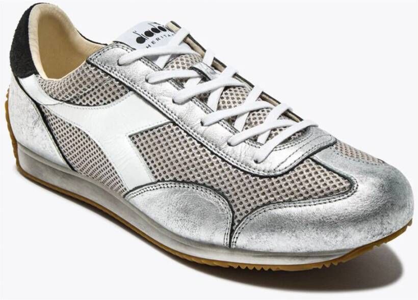 Diadora Metallic Silver Stellar SW Sneakers Gray Dames