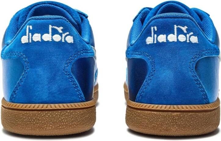 Diadora Metallic Trainer Sneaker Blauw Blue Dames