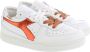 Diadora Dames Synthesch Sneakers White Dames - Thumbnail 4