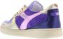 Diadora Sneakers Dames Lage sneakers Damesschoenen Leer MI bask L metal Paars - Thumbnail 14