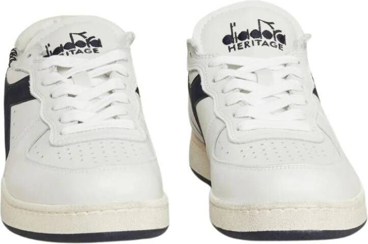 Diadora MI Basket Row Cut Wit Dames