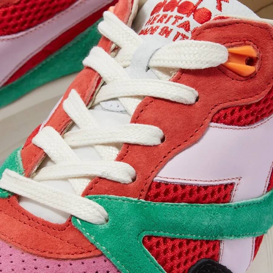 Diadora Rode Loopontbijt Sneakers Red Heren