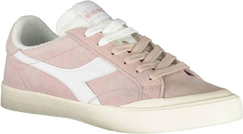 Diadora Pink Fabric Sneaker Roze Dames