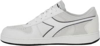 Diadora Polyurethaan en Leren Sneakers Heren Collectie Gray Heren