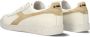 Diadora Game L Low Waxed M Lage sneakers Leren Sneaker Heren Creme - Thumbnail 7