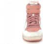 Retro Sneaker Magic Basket Mid Icona Woman Hoge sneakers Leren Sneaker Dames Roze - Thumbnail 13