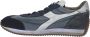 Diadora Premium Unisex Sneakers Equipe H Dirty Stone Wash Evo Blauw Heren - Thumbnail 5