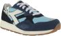 Diadora Sporty Worn Effect Sneakers Blue Heren - Thumbnail 3