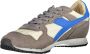 Diadora Grijze Leren Blend Stijlvolle Sneakers Gray Dames - Thumbnail 3