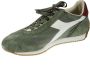 Diadora Stone Wash Canvas Sneakers Green Heren - Thumbnail 4