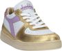 Diadora Sneakers Dames Lage sneakers Damesschoenen Leer Bask met dirty Lila combi - Thumbnail 5