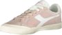 Diadora Sportieve Roze Veterschoenen met Contrastdetails Pink Dames - Thumbnail 3