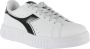 Diadora Sneakers 101.178335 01 C1145 White Black Silver - Thumbnail 3