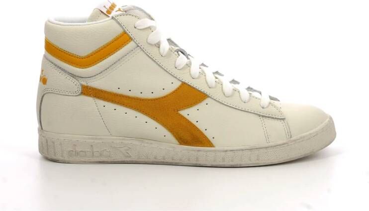 Diadora Hoge gewaxte sneakers Wit Dames