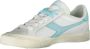 Diadora Witte Vetersneakers met Contrastdetails White Dames - Thumbnail 3