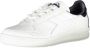 Diadora Elegante witte vetersneakers met contrastdetail White Dames - Thumbnail 3