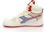 Diadora Magic Basket Mid Label Woman Hoge sneakers Leren Sneaker Dames Wit - Thumbnail 15