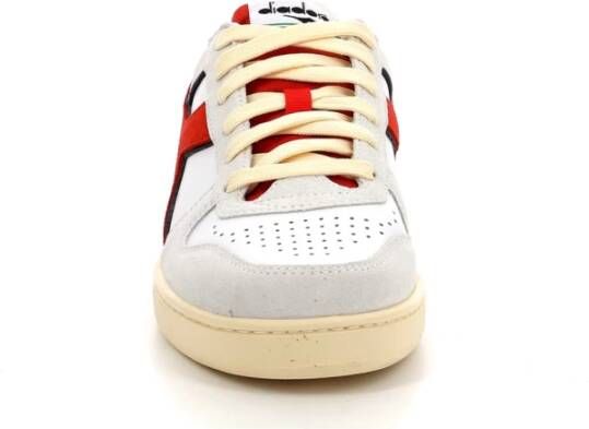 Diadora Comfortabele Lage Sneakers Wit Heren