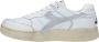 Diadora Sneakers Heren Lage sneakers Herenschoenen Leer B.560 Used Italia Wit - Thumbnail 6