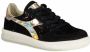 Diadora Chique Zwarte Contrast Sneakers Black Dames - Thumbnail 2