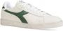 Diadora Groene Sportieve Sneakers Met Rubberen Zool En Samenstelling Van Leer En Stof - Thumbnail 9