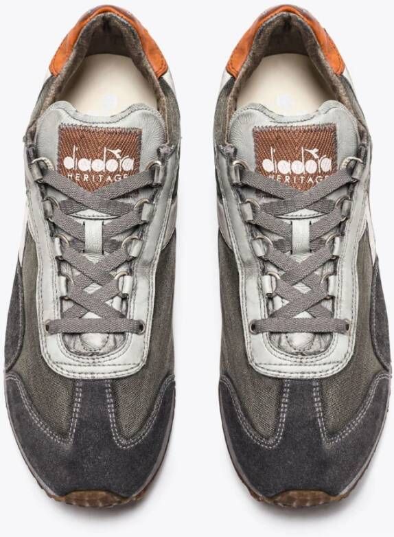 Diadora Stone Washed Evo Sneakers Gray Heren