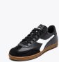 Diadora Trainer501.181246 Premium Leren Sneakers Black Heren - Thumbnail 2