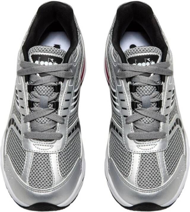 Diadora Unisex Lage Sneakers van Synthetisch Leer Gray Heren