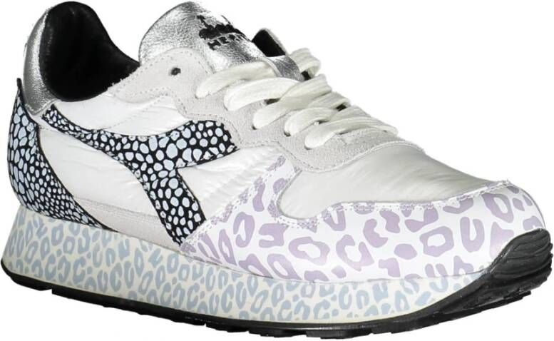 Diadora White Fabric Sneaker Wit Dames