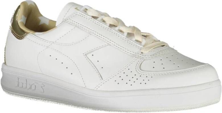 Diadora White Fabric Sneaker Wit Dames