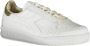 Diadora Contrasterende Lace White Fabric Sneaker - Thumbnail 2