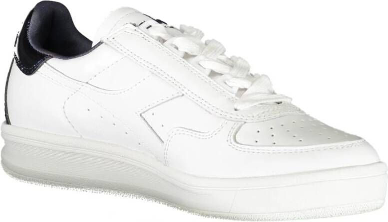 Diadora White Fabric Sneaker Wit Dames