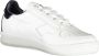 Diadora Elegante witte vetersneakers met contrastdetail White Dames - Thumbnail 2