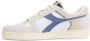 Diadora Witte Leren Sneakers Met Rubberen Zool En Sportieve Details - Thumbnail 3