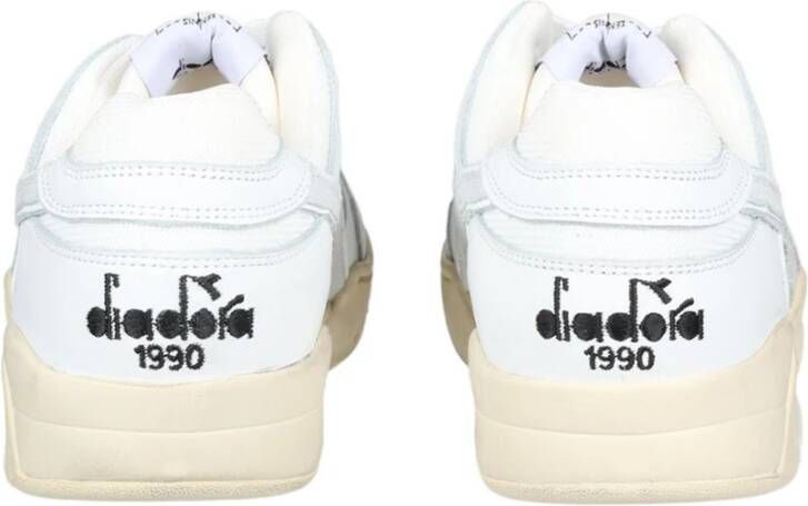 Diadora Witte Retro Tennisschoenen White Unisex