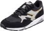 Diadora Zwarte Leren Lace-Up Sportieve Sneakers Multicolor Dames - Thumbnail 7