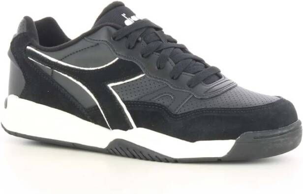 Diadora Zwarte Winner SL W4 Herenschoenen Black Heren