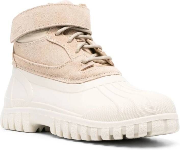 Diemme Beige Leren Veterschoenen Beige Heren