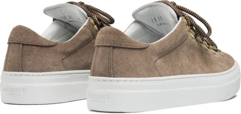 Diemme Lage Sport Taupe Suède Sneakers Brown Heren