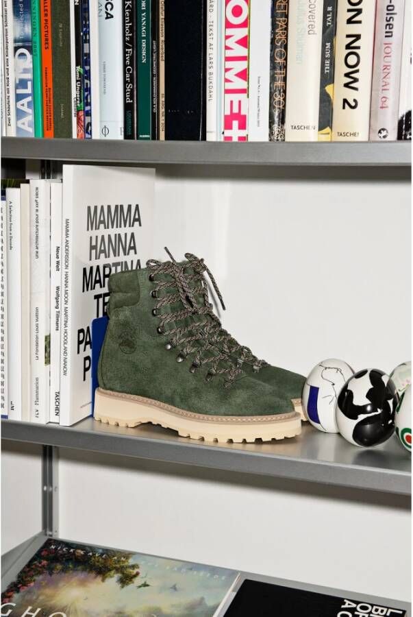 Diemme Leren Wandelschoenen Green Dames