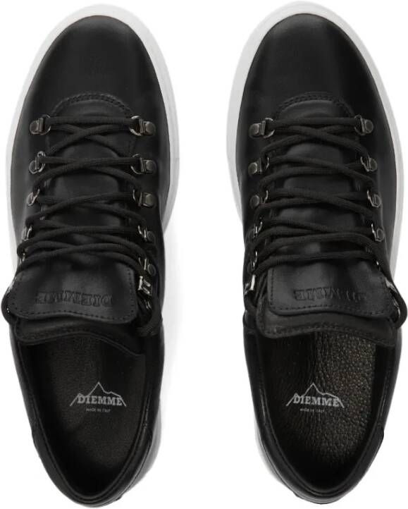 Diemme Luxe Grijze Suède Sneaker Black Heren