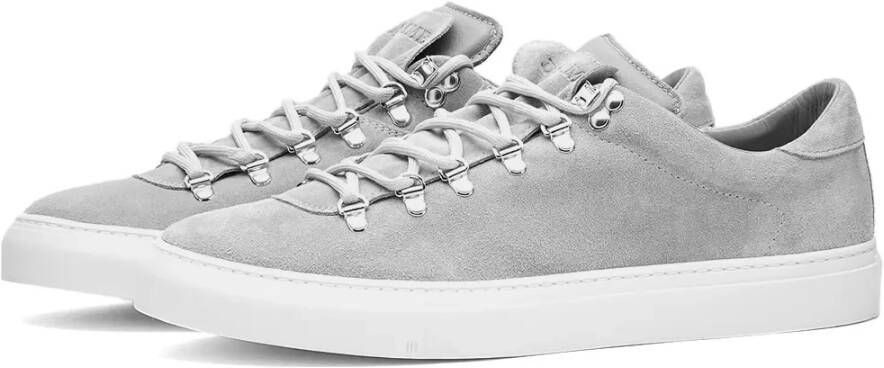 Diemme Luxe Grijze Suède Sneaker Gray Heren