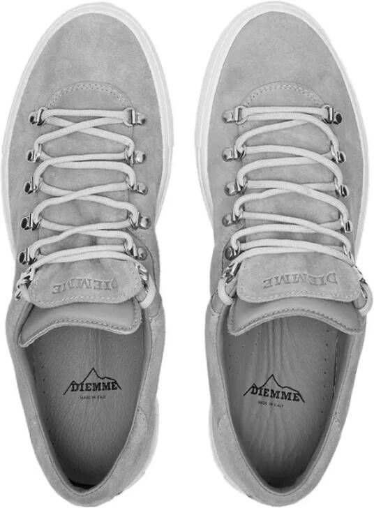 Diemme Luxe Grijze Suède Sneaker Gray Heren