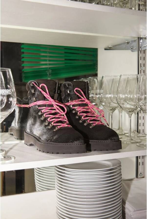 Diemme Luxe Leren Wandelschoenen Black Dames