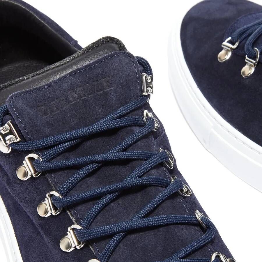 Diemme Luxe Stads Sneaker Navy Suède Blue Heren