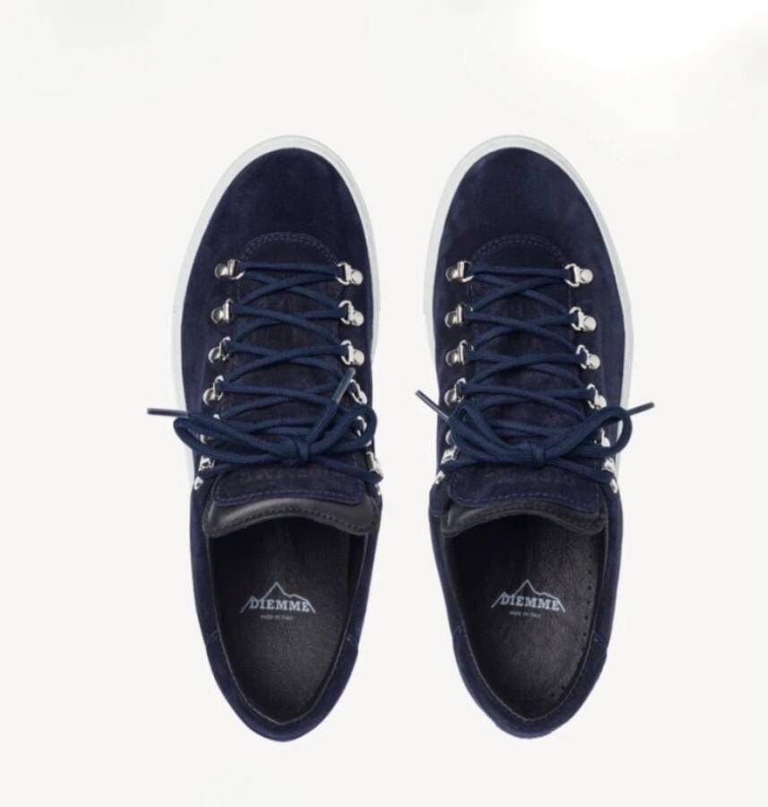 Diemme Navy Suède Lage Toplaarzen Blue Heren