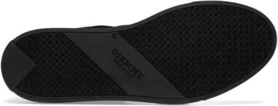 Diemme Zwarte Suède Lage Sneaker Black Heren