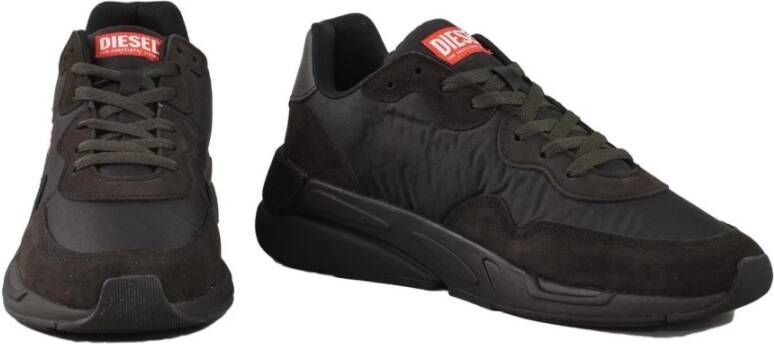 Diesel Casual Sneakers met Rubberen Zool Black Heren