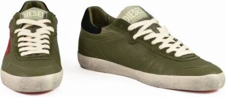 Diesel Casual Sneakers met Rubberen Zool Green Heren